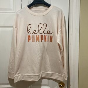 New Hello Pumpkin Shirt Top